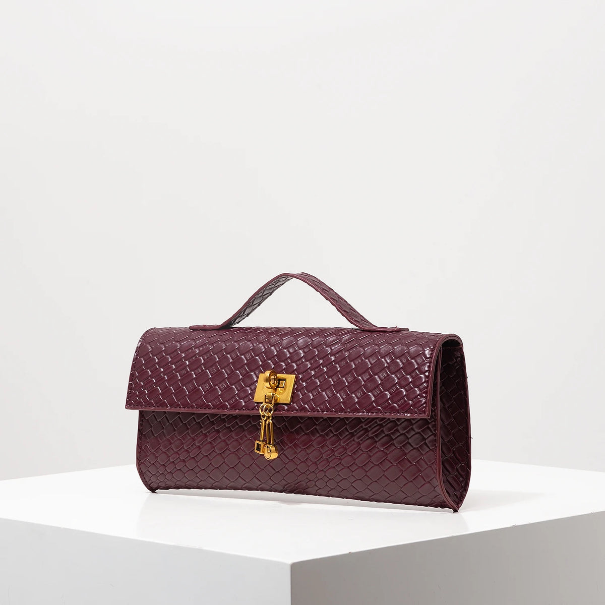 Geometric Baguette Clasp Bag — view 3